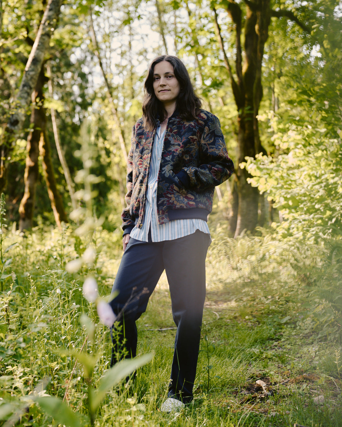 Bomber jacket- Floral Tapestry