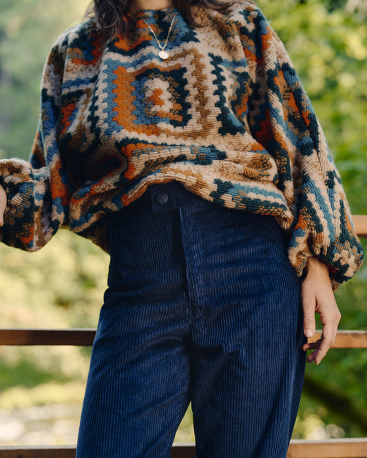 Pants- Navy Japanese Courduroy