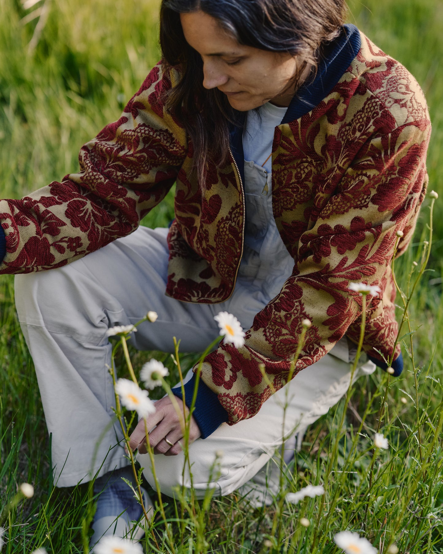Bomber jacket- Gold Leaf