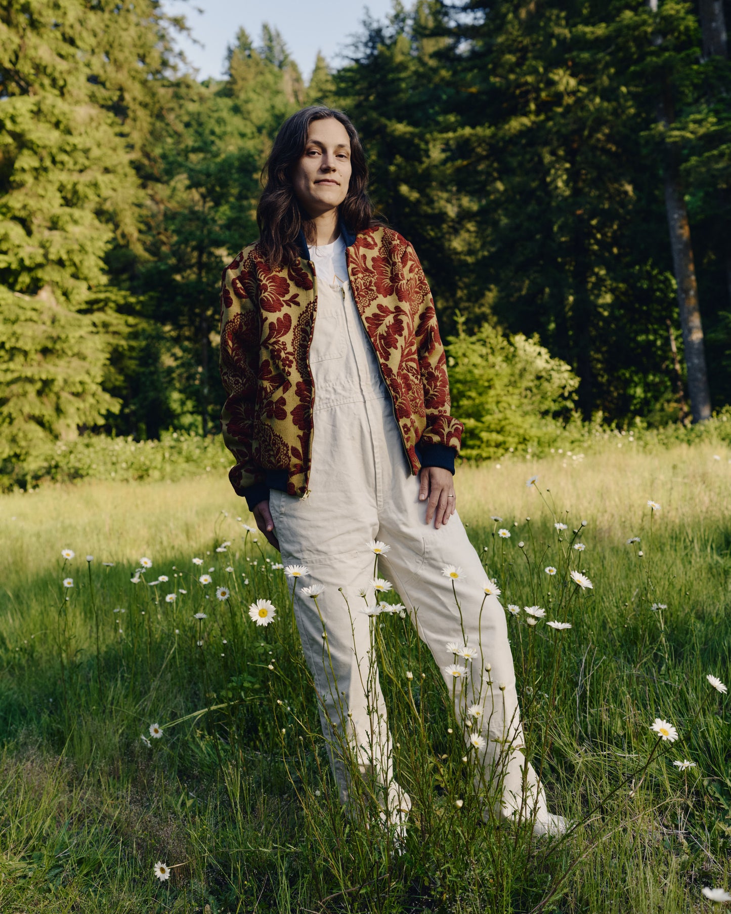 Bomber jacket- Gold Leaf