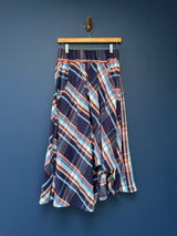 Flannel skirt - Blue Plaid