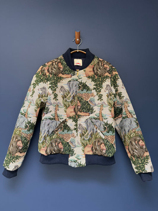 Bomber jacket- Animal Tapestry