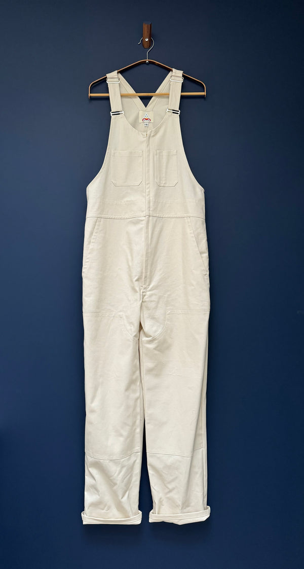 Garden Overalls- Off white canvas