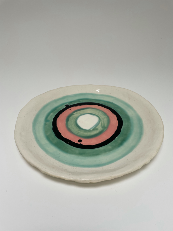 Hand built Ceramic Plate